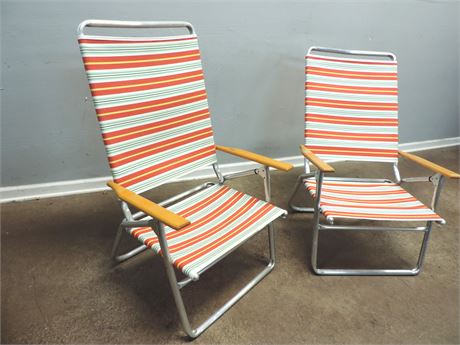 LL BEAN Lightweight Outdoor Folding Chairs
