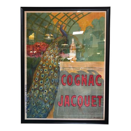 Cognac Jacquet Lithograph by Camille Bouchet