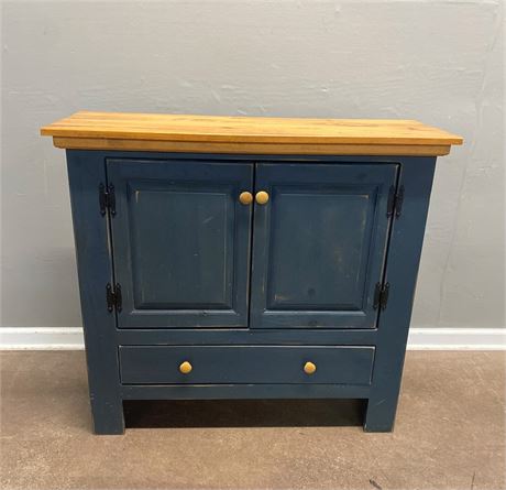 Farmhouse Style Painted Cabinet