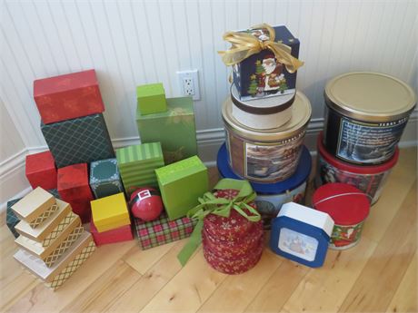 Christmas Tins & Gift Boxes