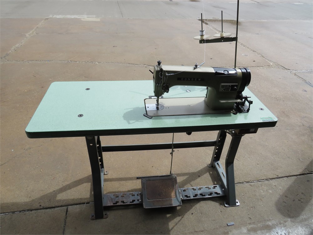 Transitional Design Online Auctions CONSEW Commercial Sewing Machine
