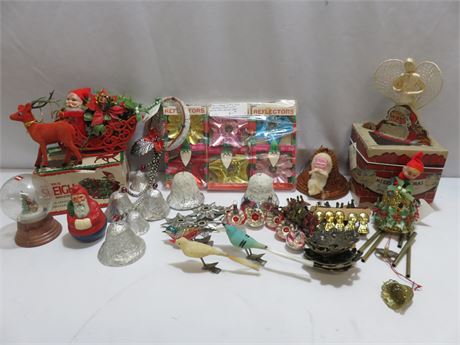 Vintage Christmas Decoratives Lot