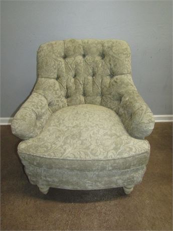 Fairfield Gray Toned Stuffed Arm Chair