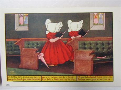 LITTLE SUSIE SUNBONNET, Earl 1906-07's Little Bonnet Post Card Collection Binder