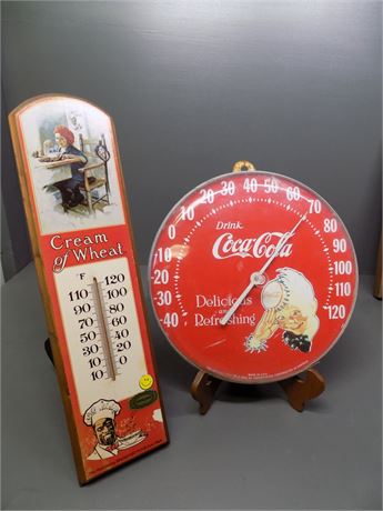 Thermometer -Coca Cola & General Mils
