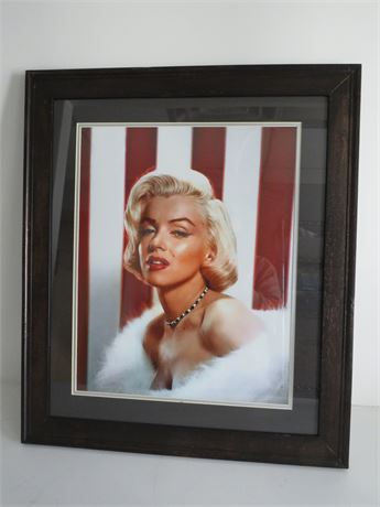 Framed Marilyn Monroe Portrait Print