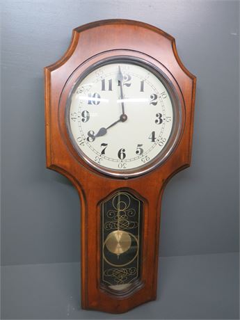 ELGIN Regulator Pendulum Wall Clock