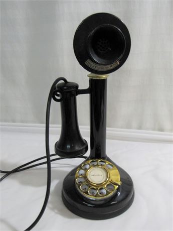 Vintage Candle Stick Rotary Telephone