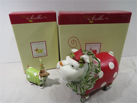 CHRISTMAS KRINKLES Dog Figures by Patience Brewster