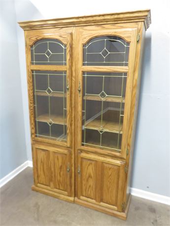 Oak Display Cabinets