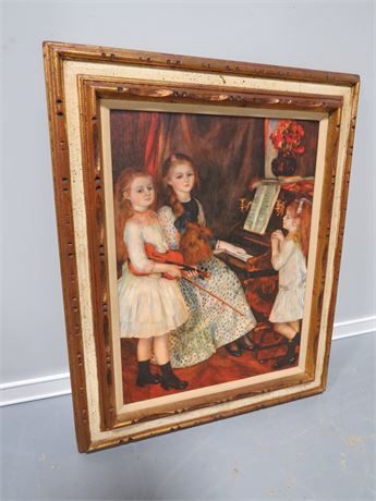 PIERRE AUGUSTE RENOIR "The Daughters of Catulle Mendes" Art Print