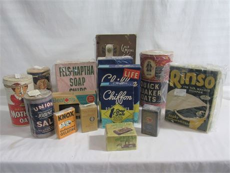 14 Piece Vintage Household/Advertising Items