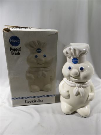 1988 Pillsbury Poppin' Fresh Ceramic Cookie Jar