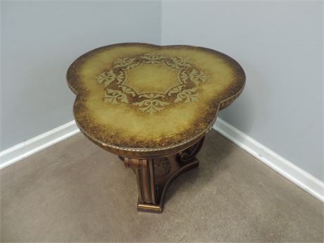 Italian Bronze Style End Table