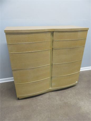 Mid-Century Serpentine Front Chest of Drawers