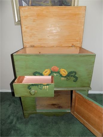Hand Painted Storage Style Chest