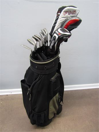 Golf Club Set, Lefthanded, Callaway X-20 irons, Drivers, Woods and Bag