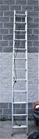 Werner 24’ Aluminum Ladder, Type II Medium Commercial