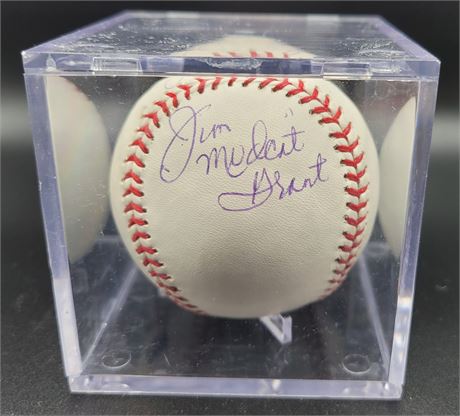 Tito Francona, Mike Hargrove, & Mudcat Grant Signed Officially Licensed Baseball