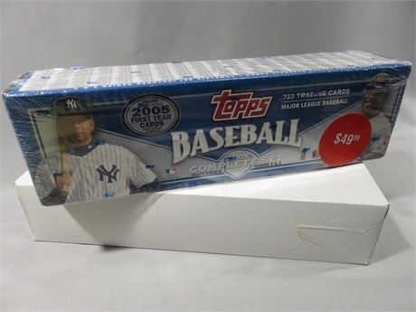 2004 & 2005 TOPPS MLB Complete Baseball Card Sets