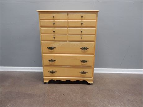 Simmons Company Oak Chest on Casters