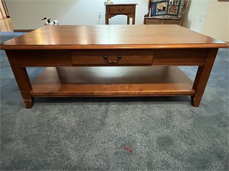 Transitional Design Online Auctions - Ethan Allen Coffee Table