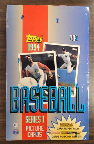 1994 Topps Baseball Series 1 Factory Sealed Wax Box
