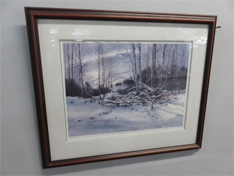 M.A. BOYSEN "Next Spring's Construction Site" Limited Edition Lithograph