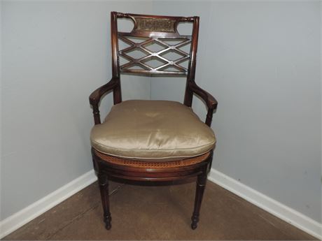 Solid Wood Accent Chair