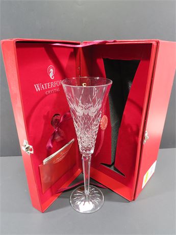WATERFORD Crystal 12 Days of Christmas Collection 2nd Edition Champagne Flute