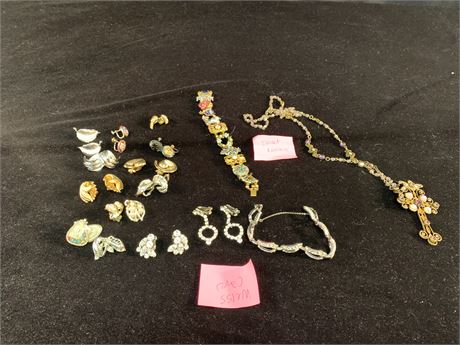 Lot of Costume Jewelry Including WEISS,CORO,SWEET ROMANCE,LISNER