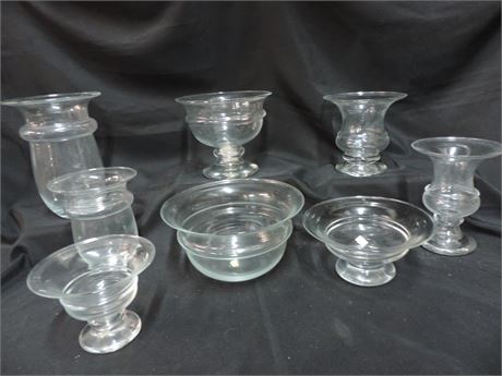 Vintage Glass Compote / Bowls / Vases