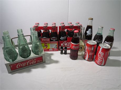 COCA-COLA Collectible Bottles & Cans