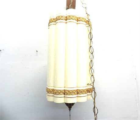 Mid Century Hanging Chain Lamp