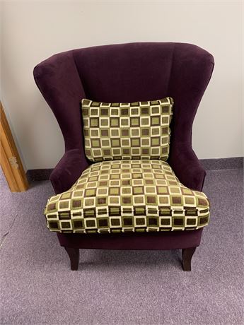 Comfort Design Upholstered Eclectic Wing Chair