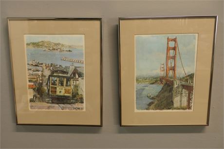 Watercolor Artist Don Davey emerges the viewer into scenes of San Fransisco
