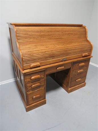 ASPEN CLASSICS Oak Rolltop Desk