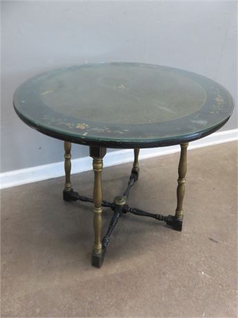 Vintage Round Top Table