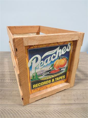 Peaches Record Crate
