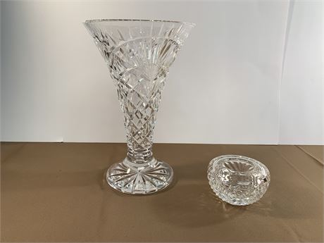 WATERFORD Crystal Vase Paperweight