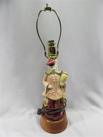 Asian Ceramic Figural Lamp