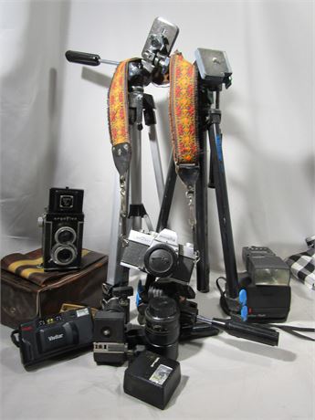 Vintage Camera and Supply Collection
