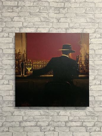 BRENT LYNCH "Cigar Bar" Wall Art Canvas