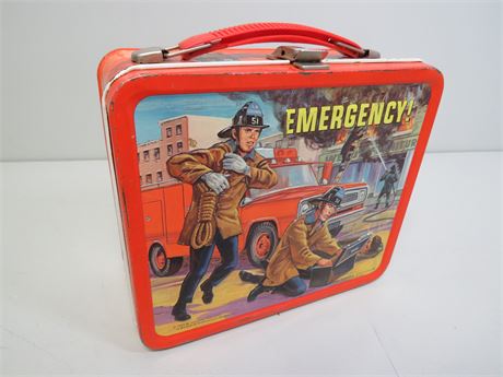 Vintage 1973 Emergency! Metal Lunch Box