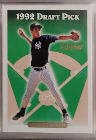 DEREK JETER TOPPS GOLD ROOKIE WITH PARTIAL 1993 TOPPS SET