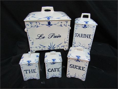 Willfred Cafe Coffee Canister Set