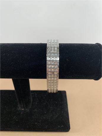 SWAROVSKI Crystal Stainless Steel Stretch Bracelet