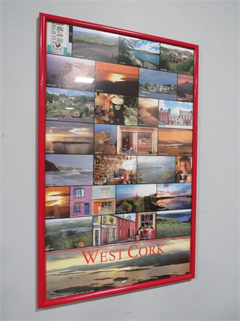 West Cork Ireland Collage Poster