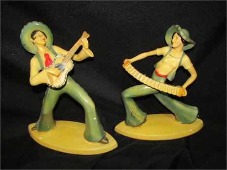 1950's Mariachi  Figurines