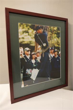 Hand Signed Photograph by Tiger Woods